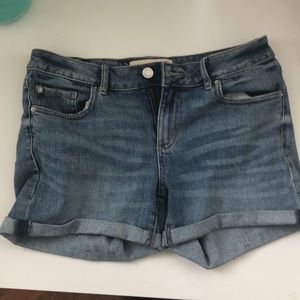 Blue Denim Jean Shorts